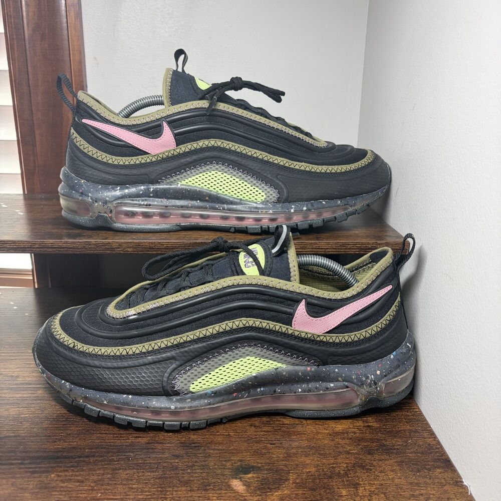 Nike Air Max Terrascape 97 DJ5019-004 Black Pink Sequoia Sneakers Mens 12